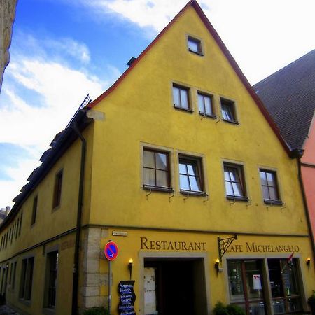Gaestezimmer Michelangelo Rothenburg ob der Tauber Exterior foto