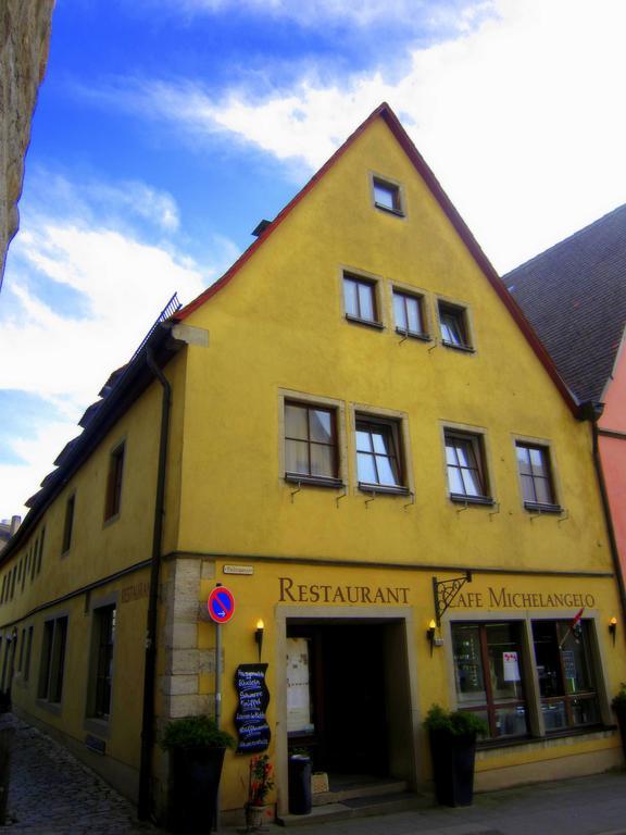 Gaestezimmer Michelangelo Rothenburg ob der Tauber Exterior foto