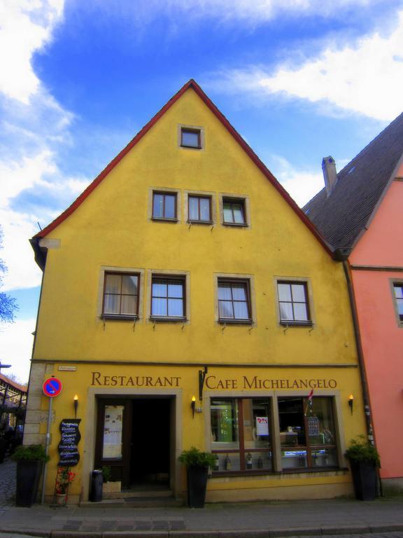 Gaestezimmer Michelangelo Rothenburg ob der Tauber Exterior foto